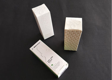 Trung Quốc Kích thước nhỏ màu trắng quà tặng chủ thẻ hộp hình chữ nhật nhỏ bóng cán nhà máy sản xuất