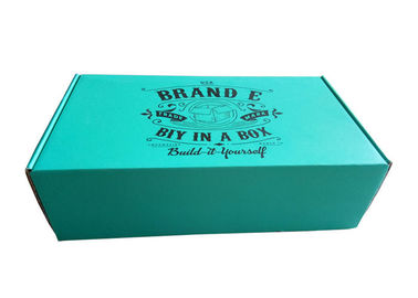 Trung Quốc In hộp quà tặng giấy màu xanh Ribbon / Foam chèn cho bao bì giày nhà máy sản xuất