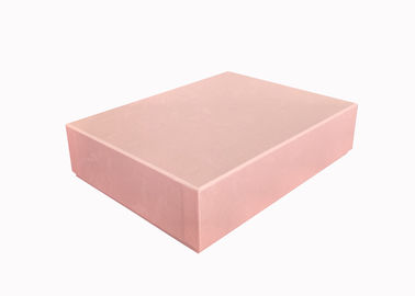 Thanh lịch màu hồng nắp và hộp cơ sở, kích thước tùy chỉnh các tông hộp quà tặng cho album