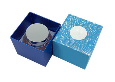 Trung Quốc Màu xanh nắp và hộp cơ bản 50ml Kem chăm sóc da Jar Bao bì Container UV Lớp phủ bề mặt nhà máy sản xuất