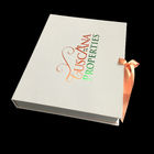 Hộp giấy trắng Ribbon đóng hộp gấp hộp quà tặng cá nhân với bìa cán nhà cung cấp