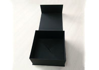 Tùy chỉnh vàng dập biểu tượng hiện tại hộp quà tặng, Xmas đen gấp hộp carton nhà cung cấp