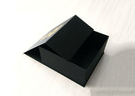 Tùy chỉnh vàng dập biểu tượng hiện tại hộp quà tặng, Xmas đen gấp hộp carton nhà cung cấp