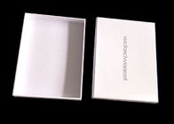 Hộp quà tặng bằng phẳng màu trắng, hộp quà cứng nhắc có nắp đậy cho trang phục đóng gói nhà cung cấp