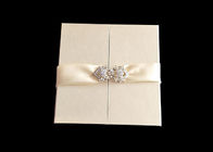 Golden Wedding Gift đóng gói cuốn sách hình hộp với Ribbon môi trường ODM nhà cung cấp