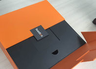 Sách màu có hình hộp cam màu đầu in với phân vùng màu đen nhà cung cấp