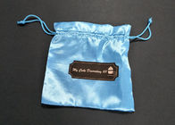 Túi đồ trang sức Velvet cầm tay Bespoke in logo với bìa cán nhà cung cấp