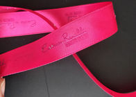 Polyester Spandex màu đỏ Satin Ribbon Rolls, thêu số lượng lớn Satin Ribbon bền nhà cung cấp