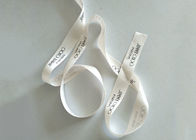 Logo Customed trắng Satin Ribbon cuộn, Nylon có dây Satin Ribbon cho bao bì nhà cung cấp
