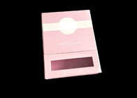 Hộp quà tặng đóng gói từ màu hồng với hai lớp xen kẽ và một cửa sổ rõ ràng nhà cung cấp