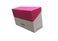 Dập nóng nam châm hộp quà tặng bao bì kết cấu bề mặt với màu hồng nhà cung cấp