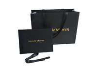 Hot Foil vàng Logo Folding Box Bao bì Matte Black Đối với đồ lót nhà cung cấp
