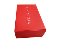 Hộp quà tặng giấy đỏ sang trọng, hộp bao bì sóng cho mũ / trang trí đóng gói nhà cung cấp
