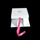 Ribbon giấy Gift Box Elegant trắng đóng gói các tông với hình dạng hình chữ nhật nhà cung cấp