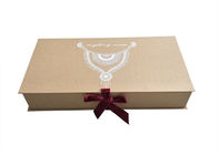 Folding Craft Paper Gift Box Velvet Ribbon Đóng cho Bao bì áo cưới nhà cung cấp