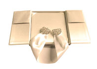 Lời mời đám cưới Hộp quà trang trí 2 mặt mở Thiết kế tùy chỉnh với Ribbon nhà cung cấp