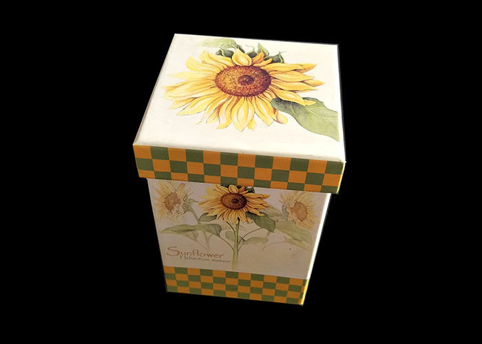 Hoa ưa thích in hộp quà tặng với nắp độ ẩm bằng chứng có thể tái chế Cap Top nhà cung cấp
