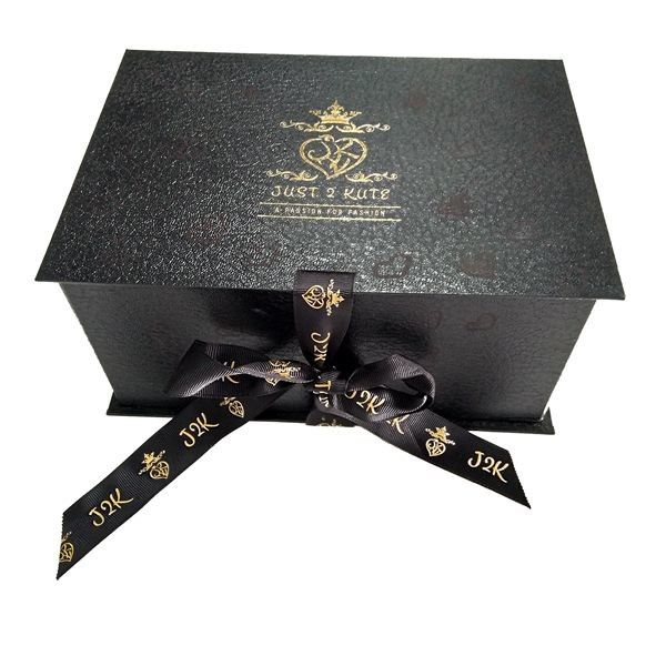 Thiết kế trang trí gấp hộp quà tặng hình dạng cuốn sách đen với Ribbon đẹp nhà cung cấp