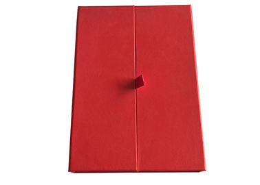 Trung Quốc Cap Top Red Book hình Box, Magnetic Flap Box Với 2cm chiều rộng Satin Tape nhà máy sản xuất