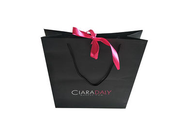 Trung Quốc Fancy Glitter bán lẻ túi mua sắm Ribbon đóng cửa Glossy Lamination mạnh mẽ nhà máy sản xuất