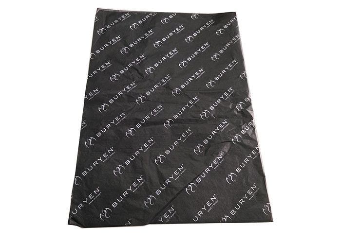 Giấy Tissue Bulk màu đen, Giấy gói hoa thuận tiện với logo in nhà cung cấp